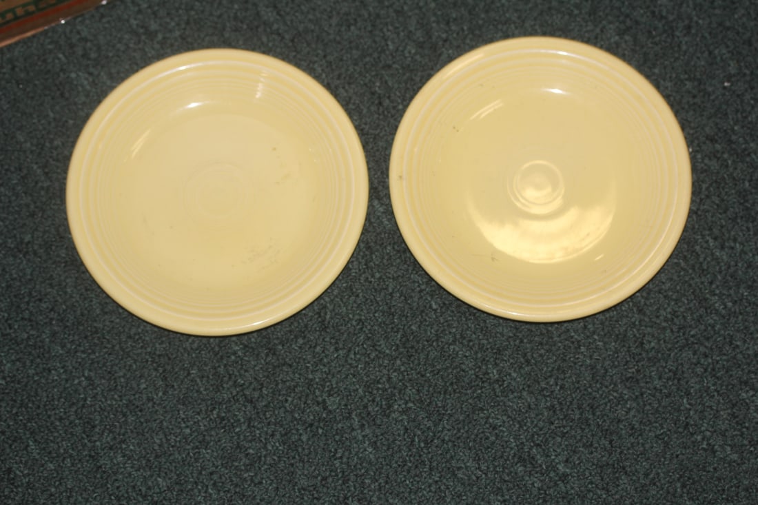 Pair of Fiesta Bread Plates: 7 1/4" in diameter each
