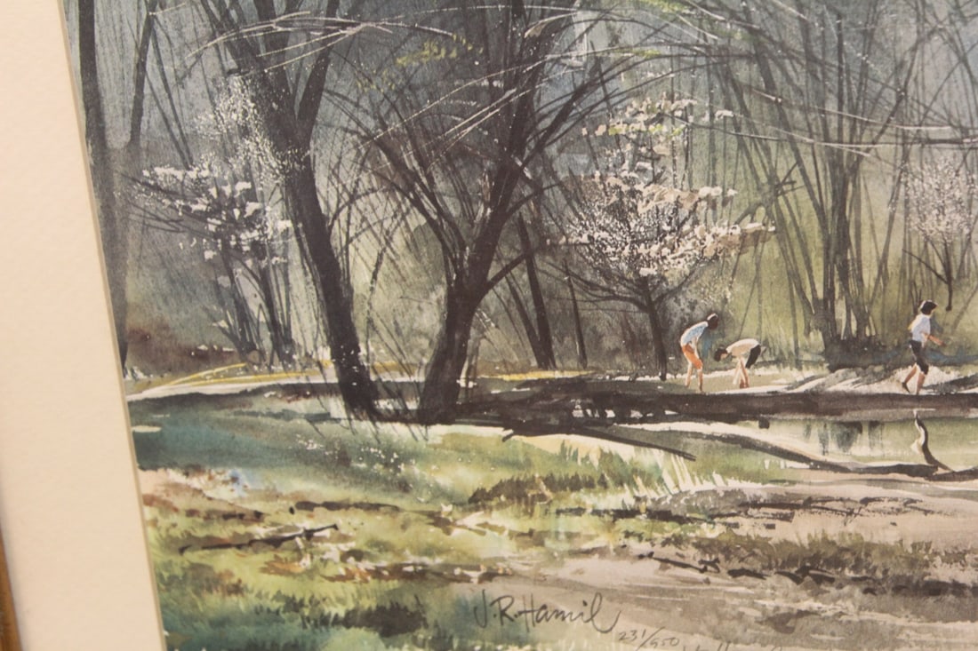 Signed and Numbered J.R.Hamil Print - 5