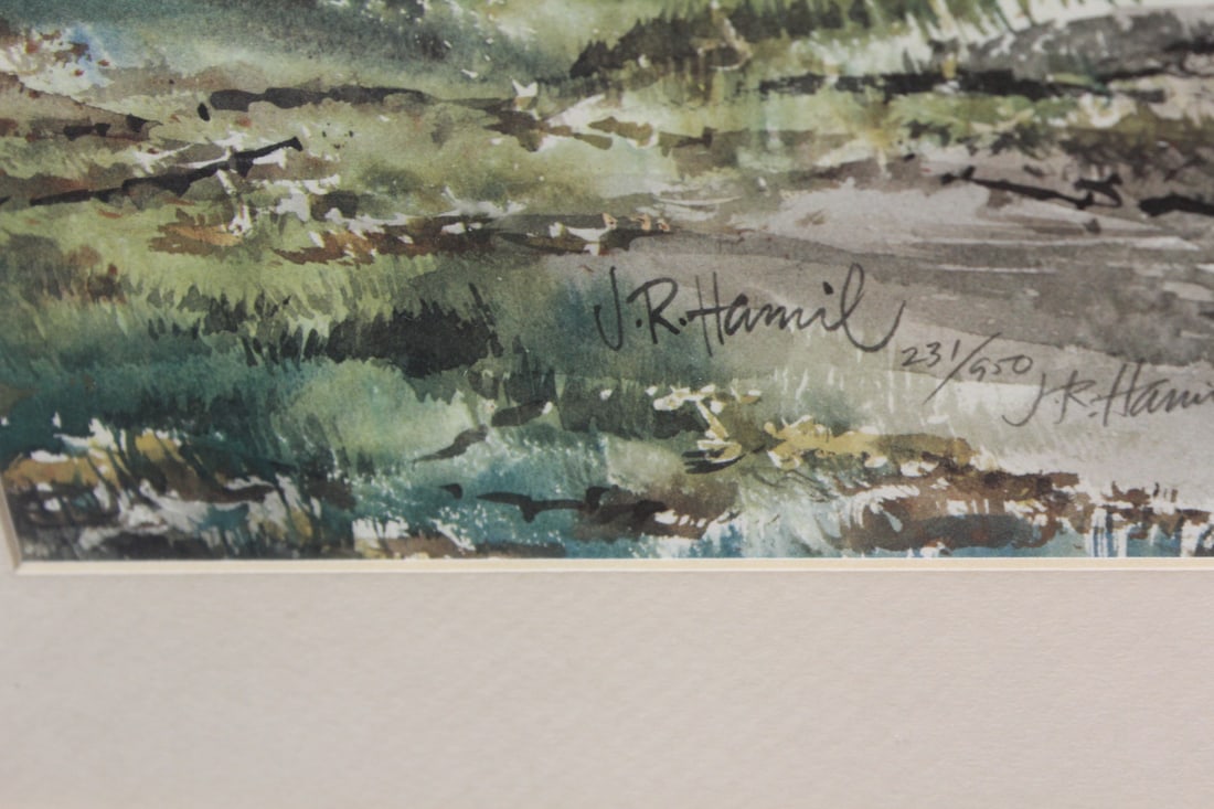 Signed and Numbered J.R.Hamil Print - 6