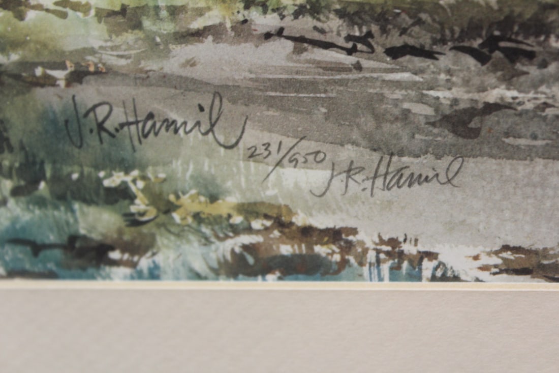 Signed and Numbered J.R.Hamil Print - 7