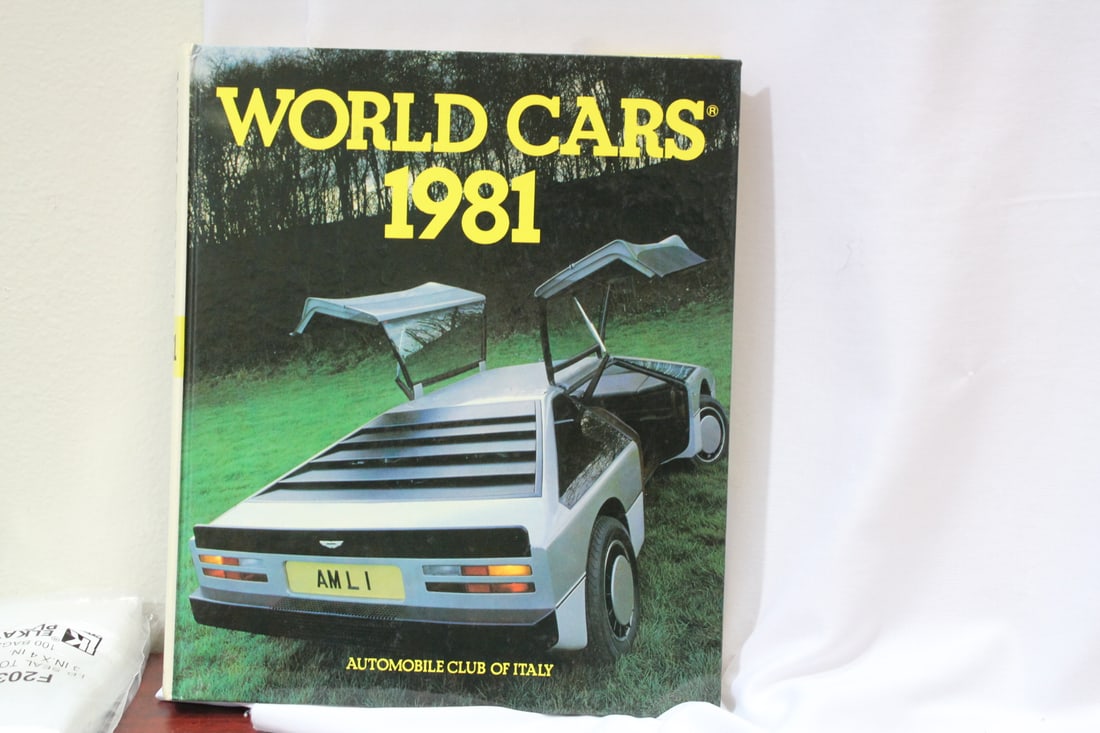 Hardcover Book: World Cars 1981: as shown