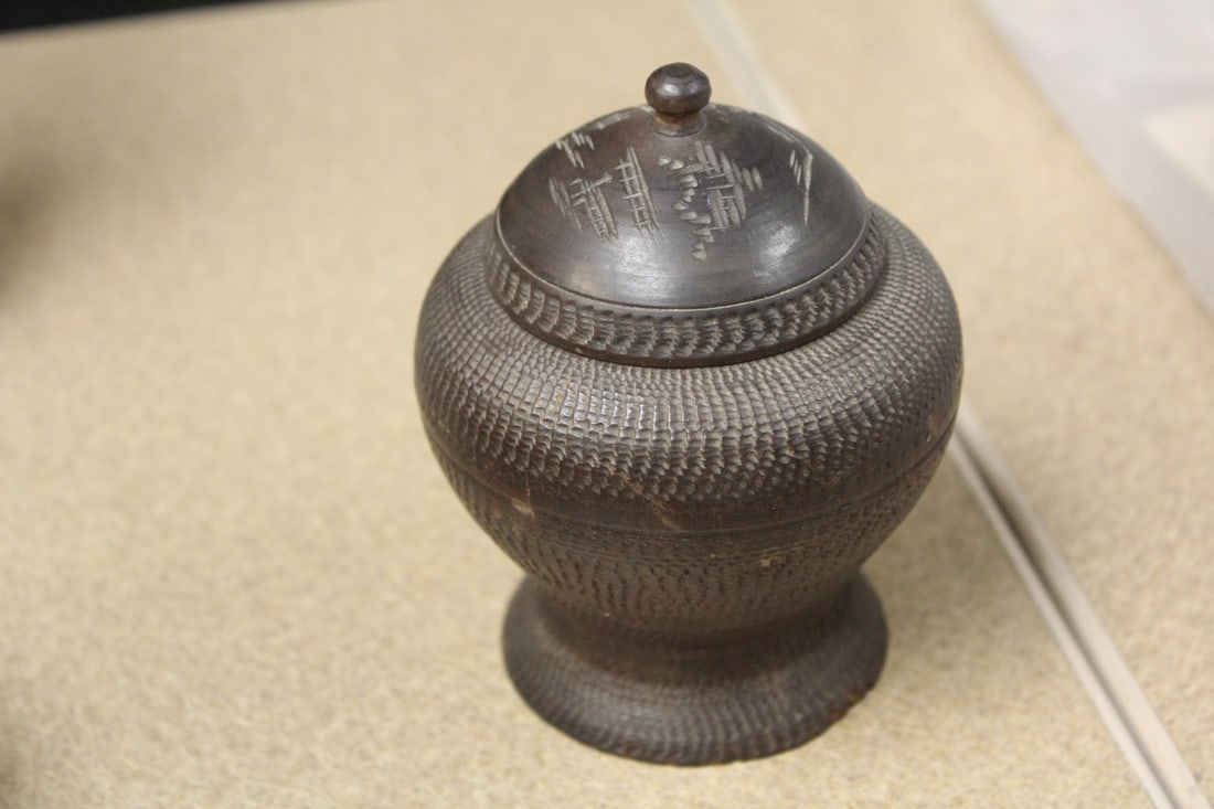 Chinese Wooden Jar - 3