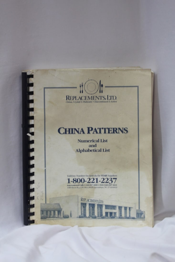 Soft Cover Book: China Patterns: as shown