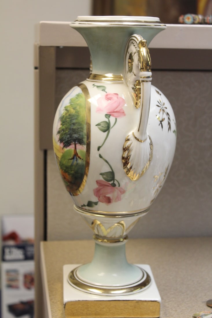 Hand Painted Urn - 4