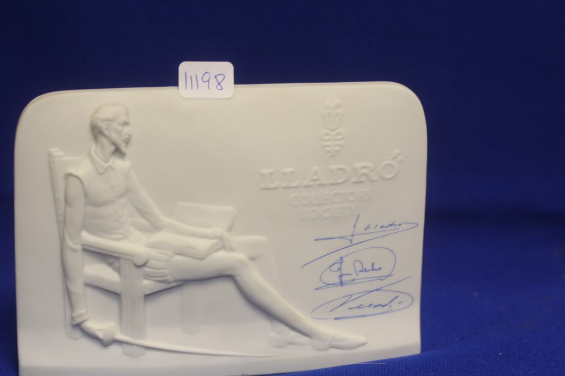Signed Lladro Don Quixote Plaque - 2