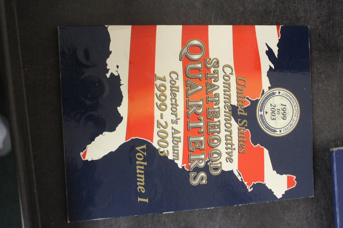 US Commemorative Statehood Quarters: 1999-2003 - as shown