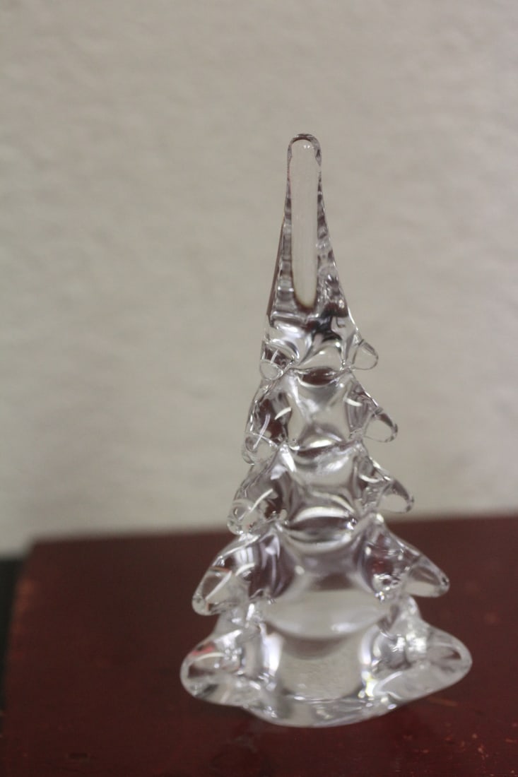 Signed Crystal Christmas Tree - 3