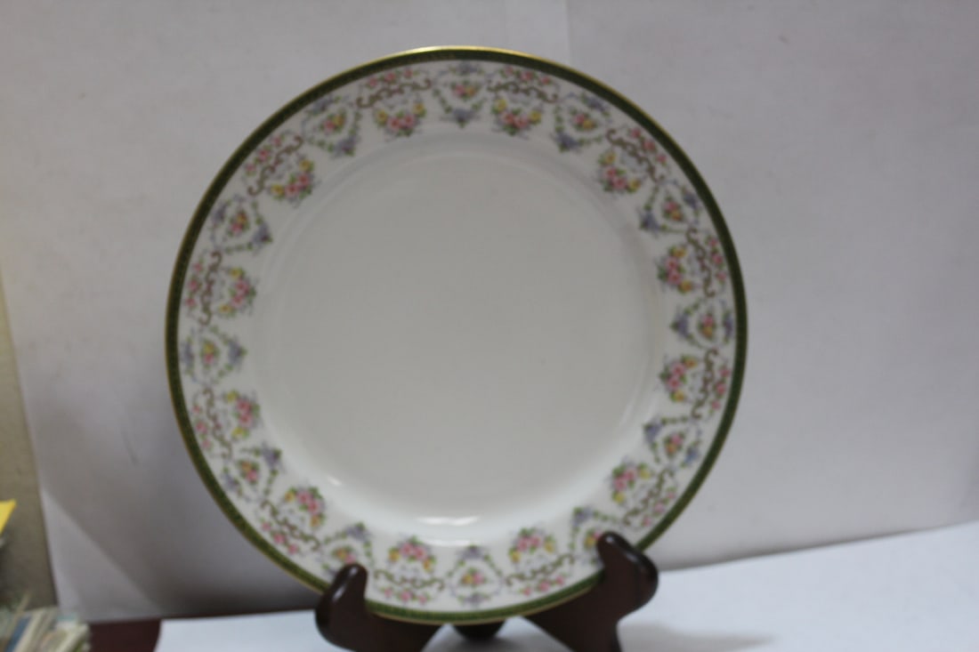 A Limoges Plate: 9 1/2" in diameter