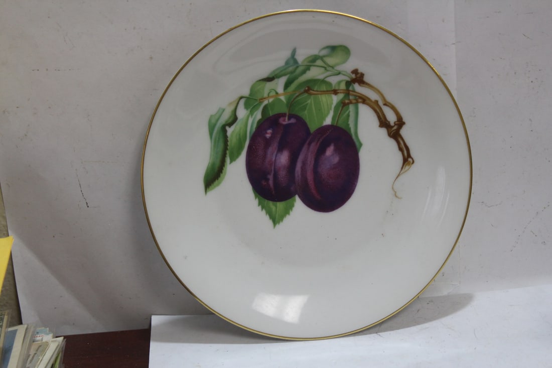 A German Plate: 7 3/4" in diameter