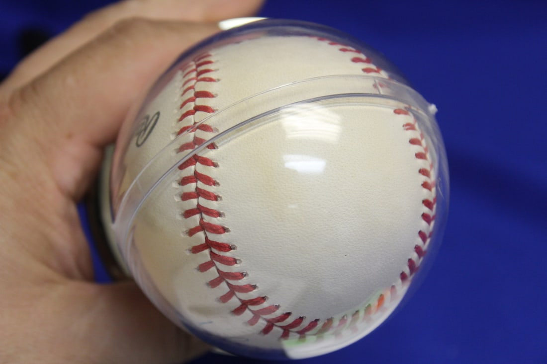 A Signed Johnny VanderMeer Baseball - 3