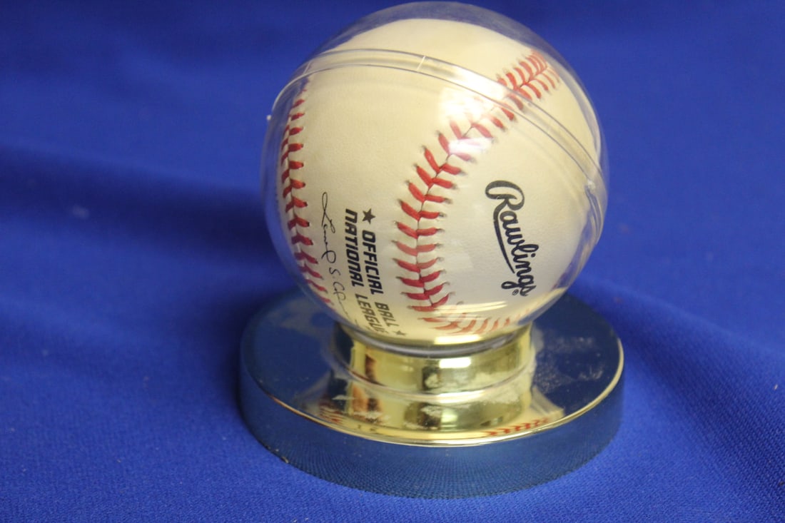 A Signed Johnny VanderMeer Baseball - 4