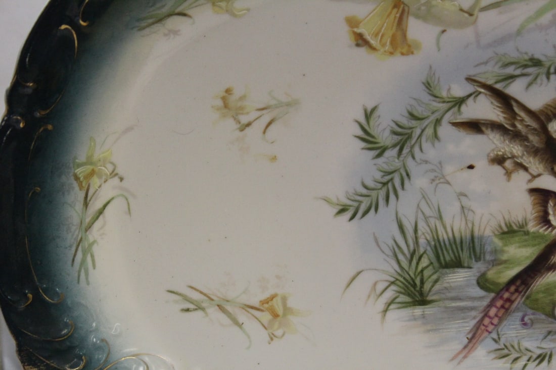 An Austrian Ceramic Bird Platter - 3