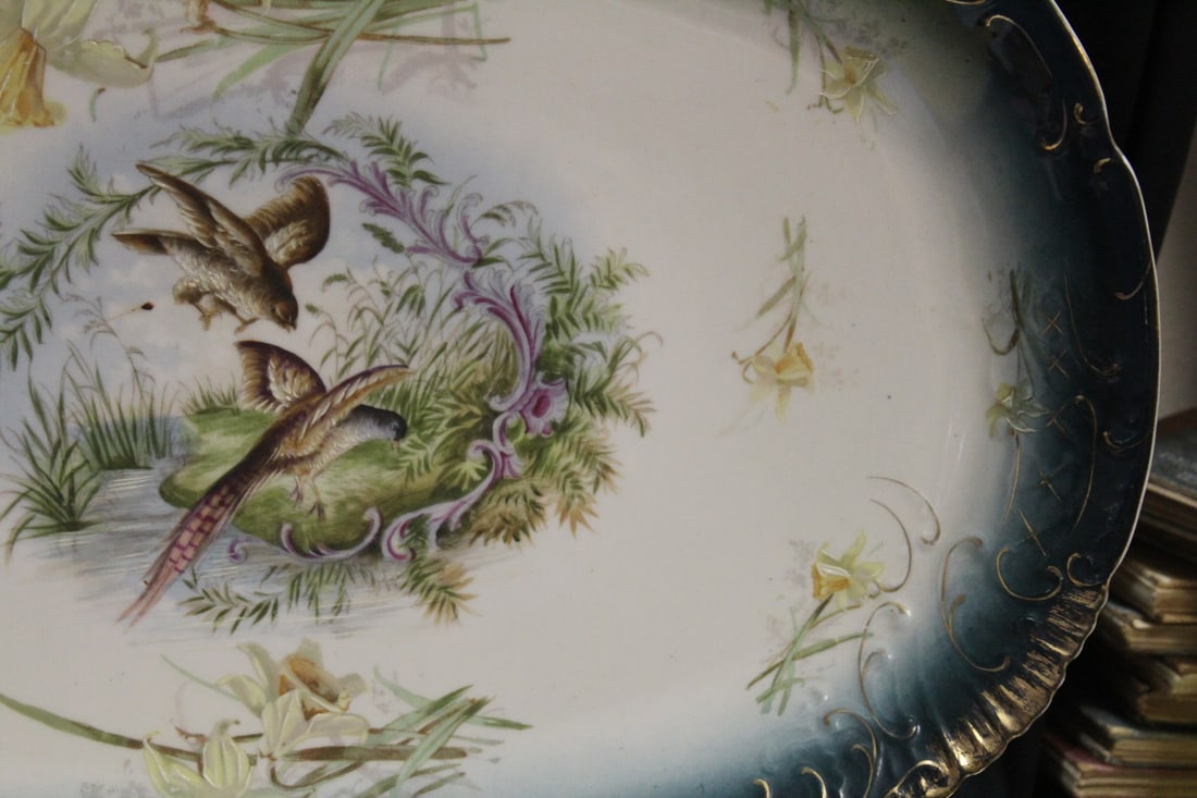 An Austrian Ceramic Bird Platter - 4