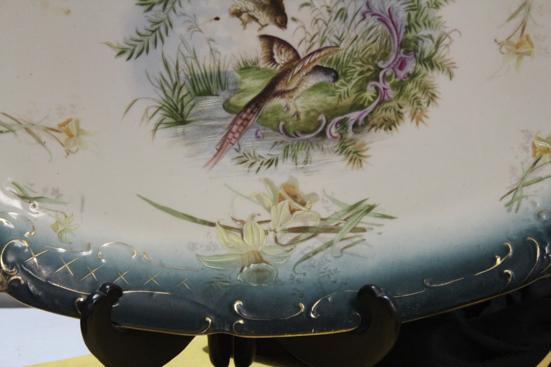 An Austrian Ceramic Bird Platter - 5