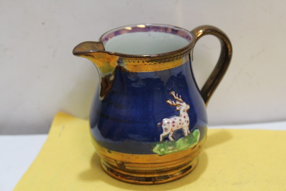 A Ceramic Lusterware Creamer - 3
