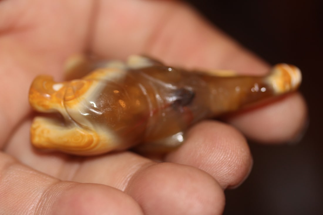 Chinese Agate Elephant - 5