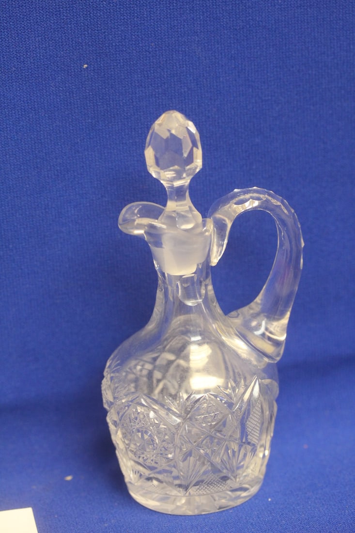 Cut Glass Cruet - 3