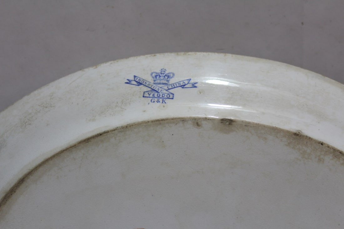 An Ironstone Yeddo Ceramic Platter - 7