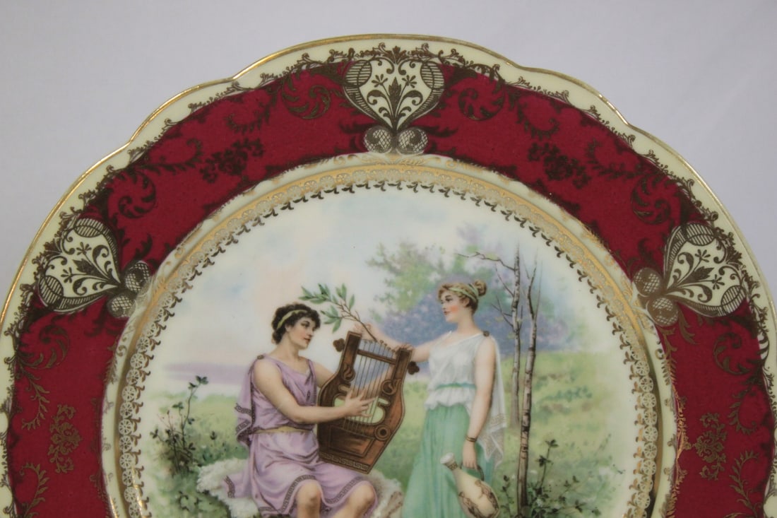 A Handpainted Austrian Plate - 2