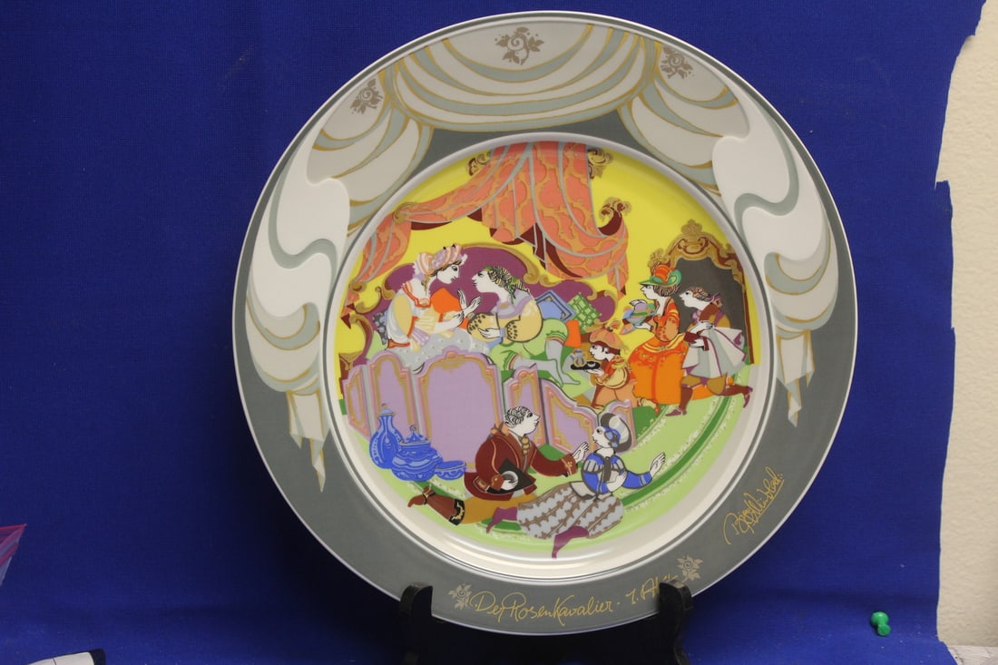 Rosenthal Studio Line Charger by Bjorn Wiinbald: 12 3/8" in diameter