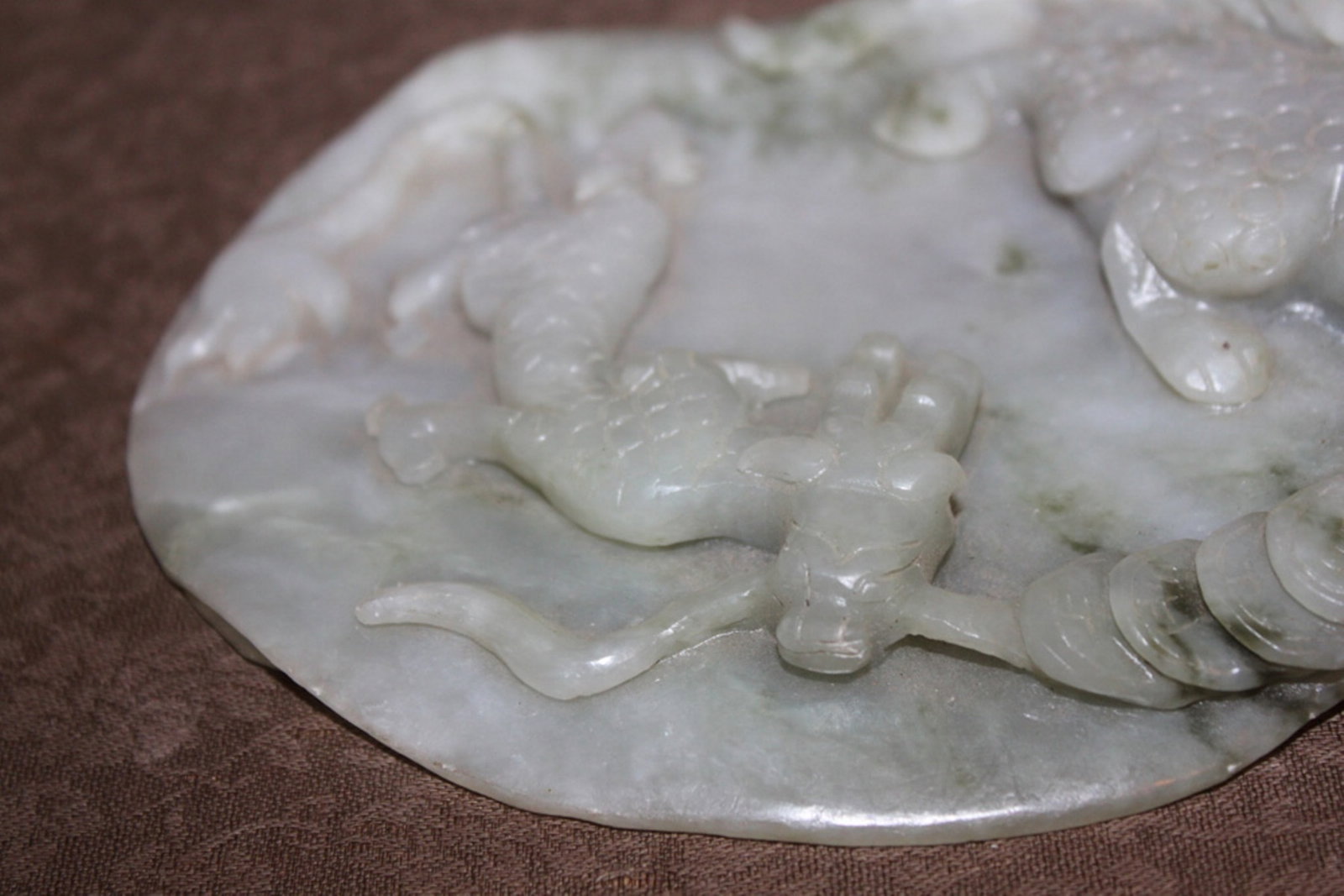 Chinese Jade Plaque - 4