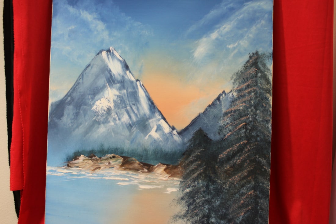 An Unframed Oil on Canvas: signed - 24" x 18"