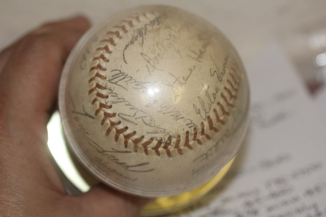 Plate Signed Baseball - 2