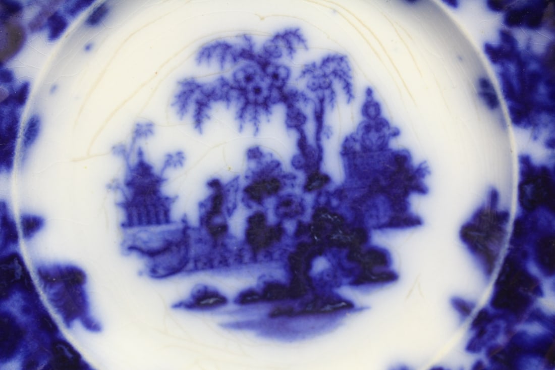 Flow Blue Plate - 3