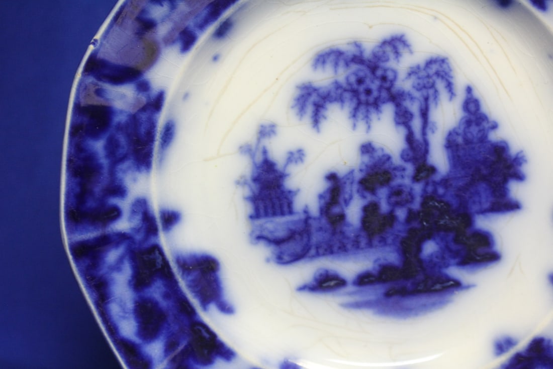 Flow Blue Plate - 5
