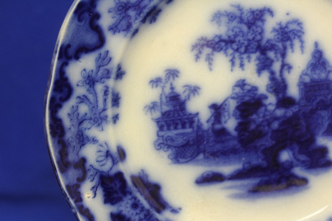 Flow Blue Plate - 6