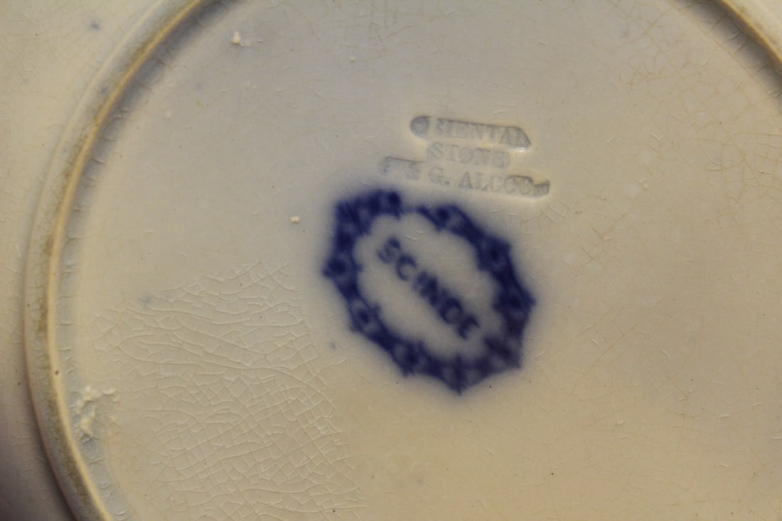 Flow Blue Plate - 7