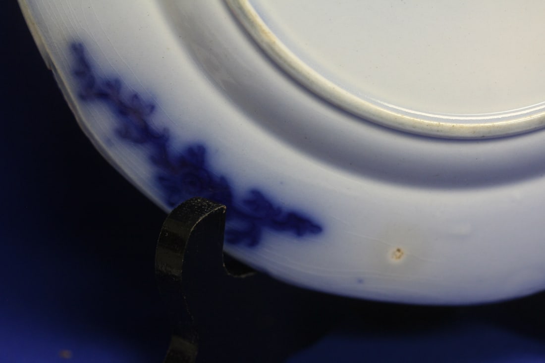 Flow Blue Plate - 6