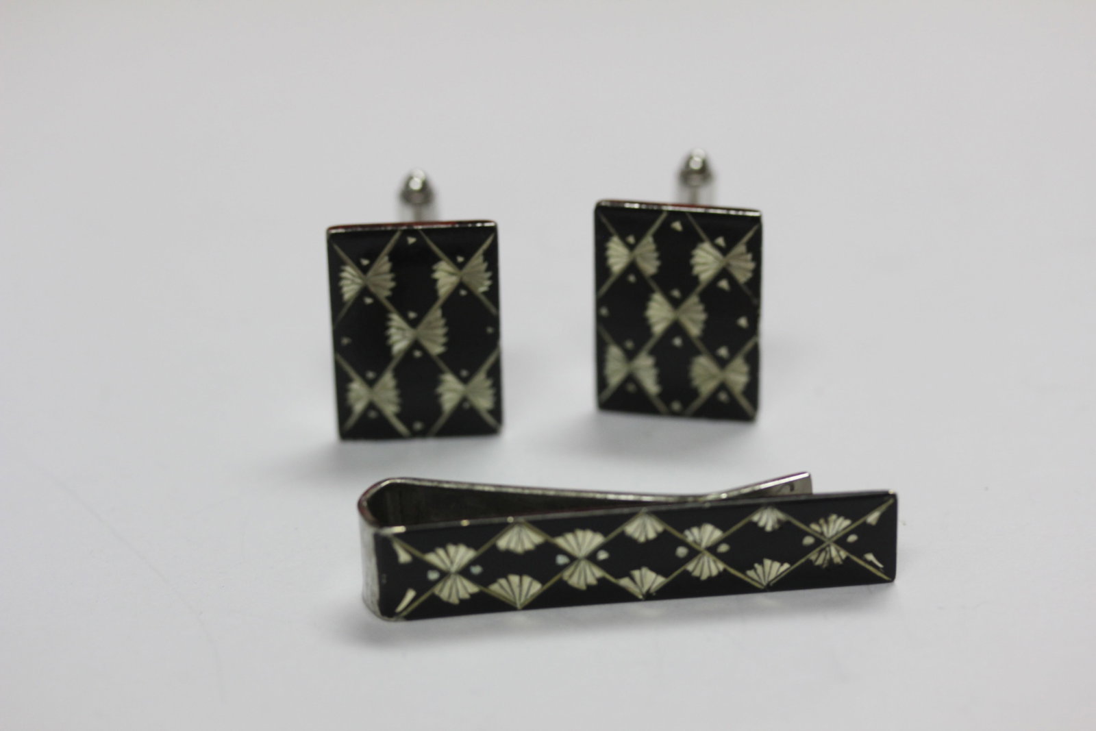 Japanese Sterling Suite: signed - marked sterling