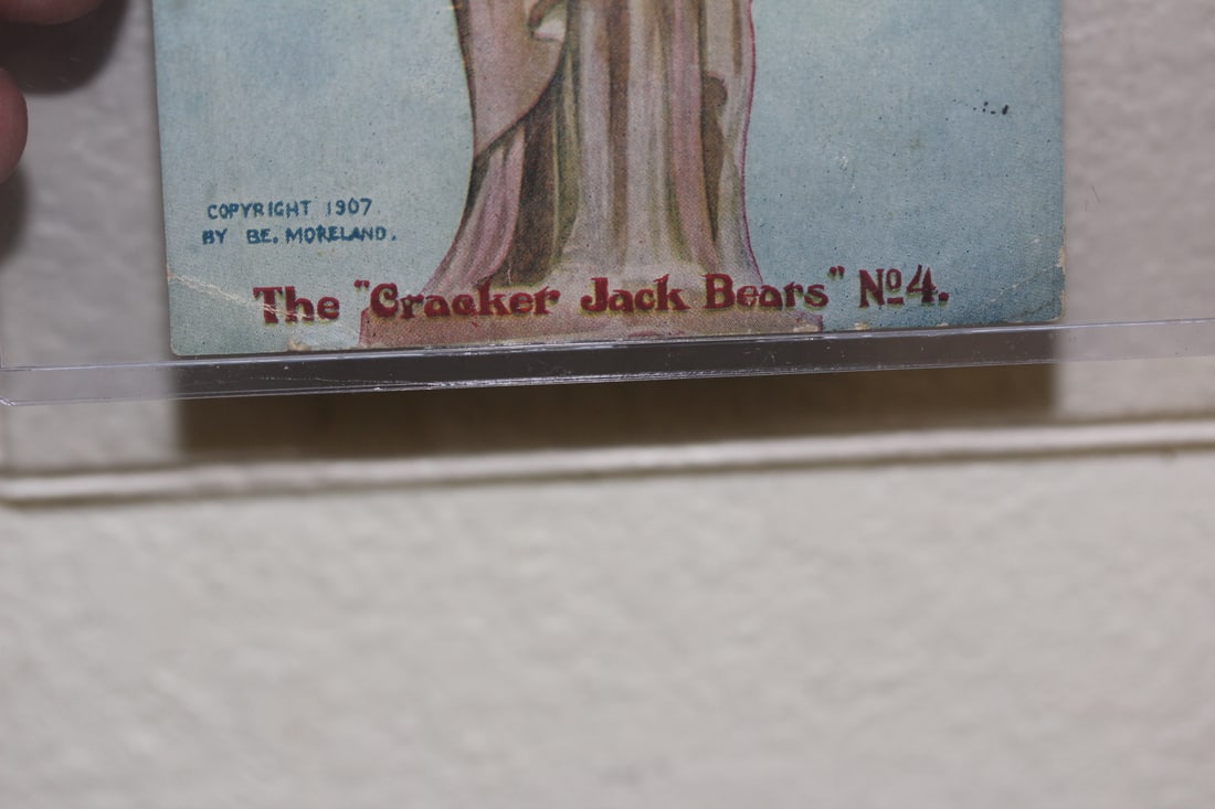Cracker Jack Bear Postcard - 2