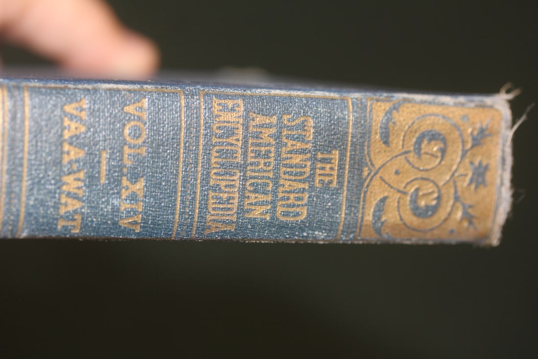 1937 The Standard American Encyclopedia: volume 14 - hardcover book