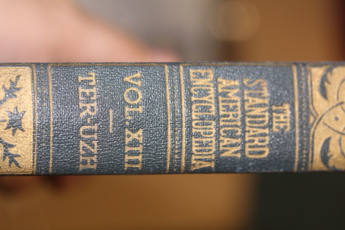 1937 The Standard American Encyclopedia: volume 13 - hardcover book