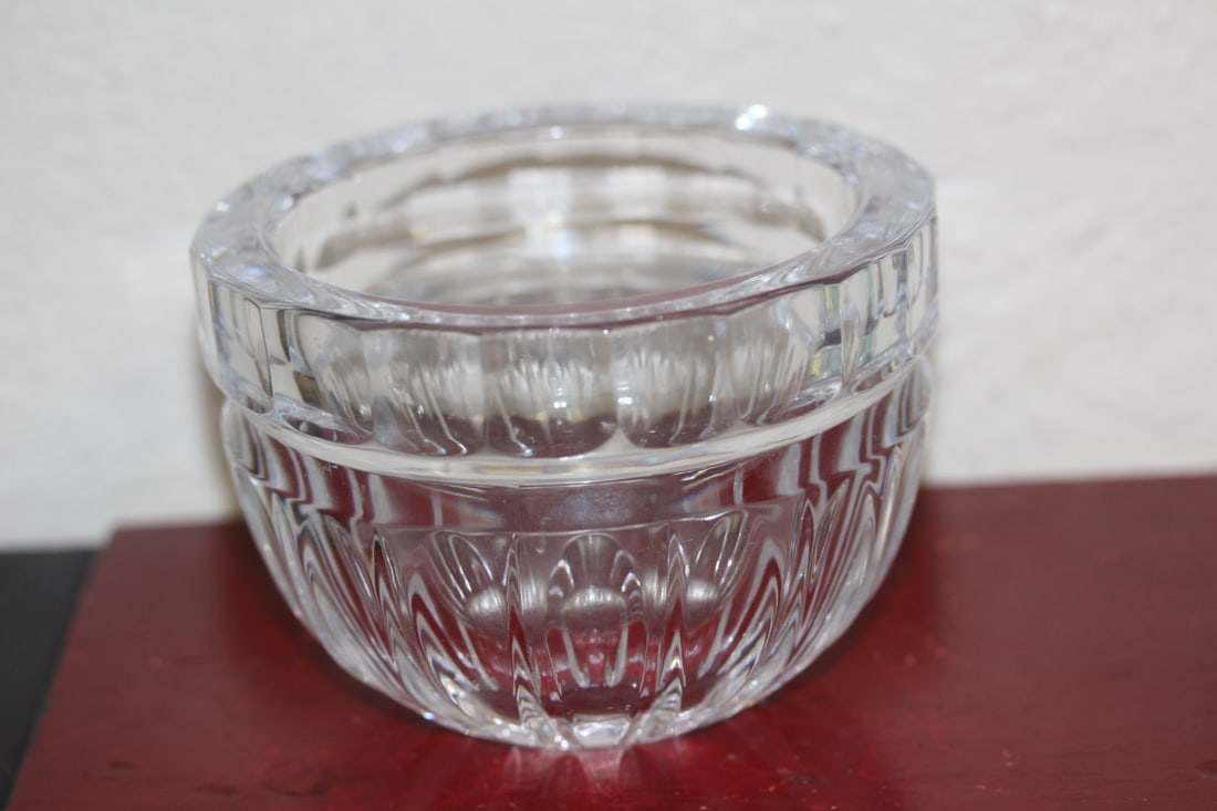 Cut Glass Bowl: 4 1/2" in diameter