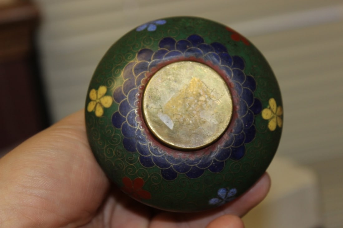 A Cloisonne Stem Vase - 4