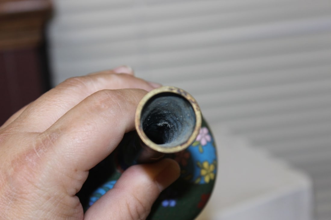 A Cloisonne Stem Vase - 5