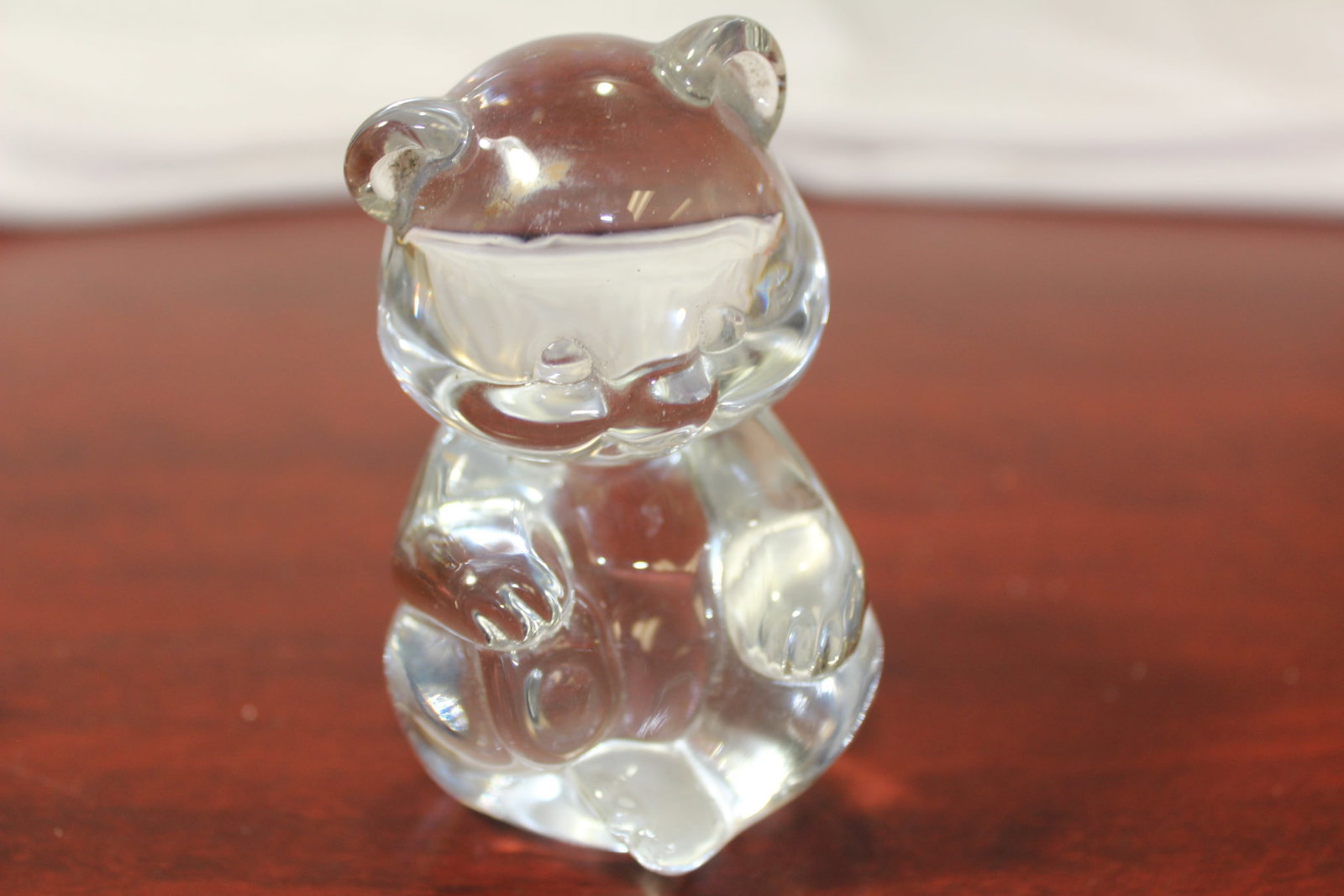 A Signed Glass Bear - 2