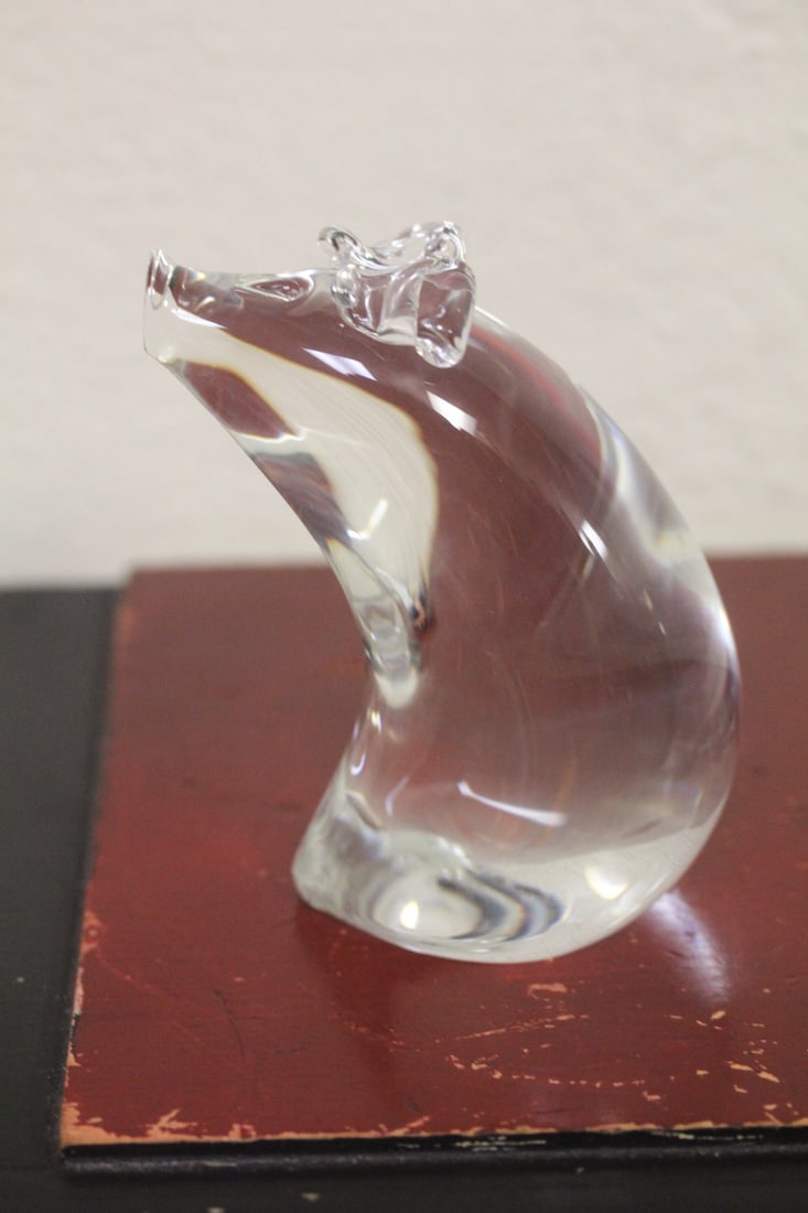 Signed Steuben Pig - 3