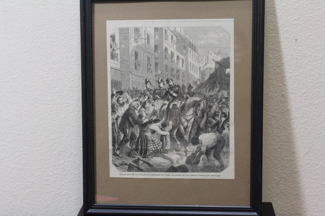 A Steel Engraving or Print: overall= 11 1/4" x 9 1/4"