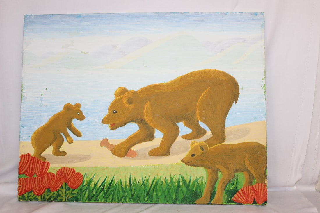 An Unsigned Joyce Van Tassel Painting: Oil on canvas - listed artist - 18" x 14" - unframed