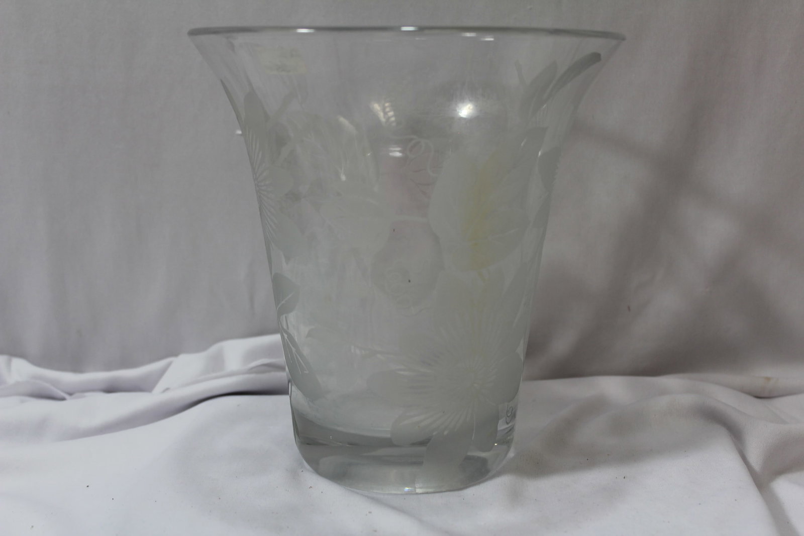 An Etched Glass Vase (1 of 3)