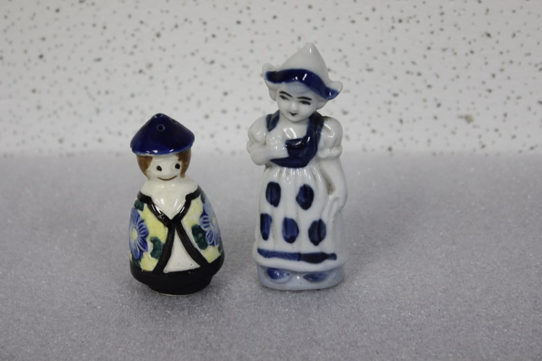 Lot of Two Japanese Figurine: Made in Japan - taller= 4 1/2"