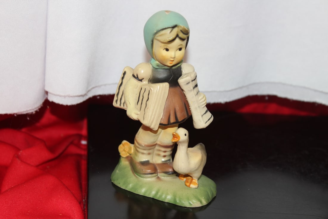 A Hummel Look-a-Like: old Hong Kong plastic - 4 3/4" tall