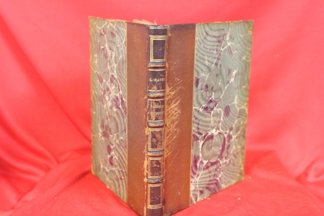 A Small Leather Bound Book - 1909: Hardcover
