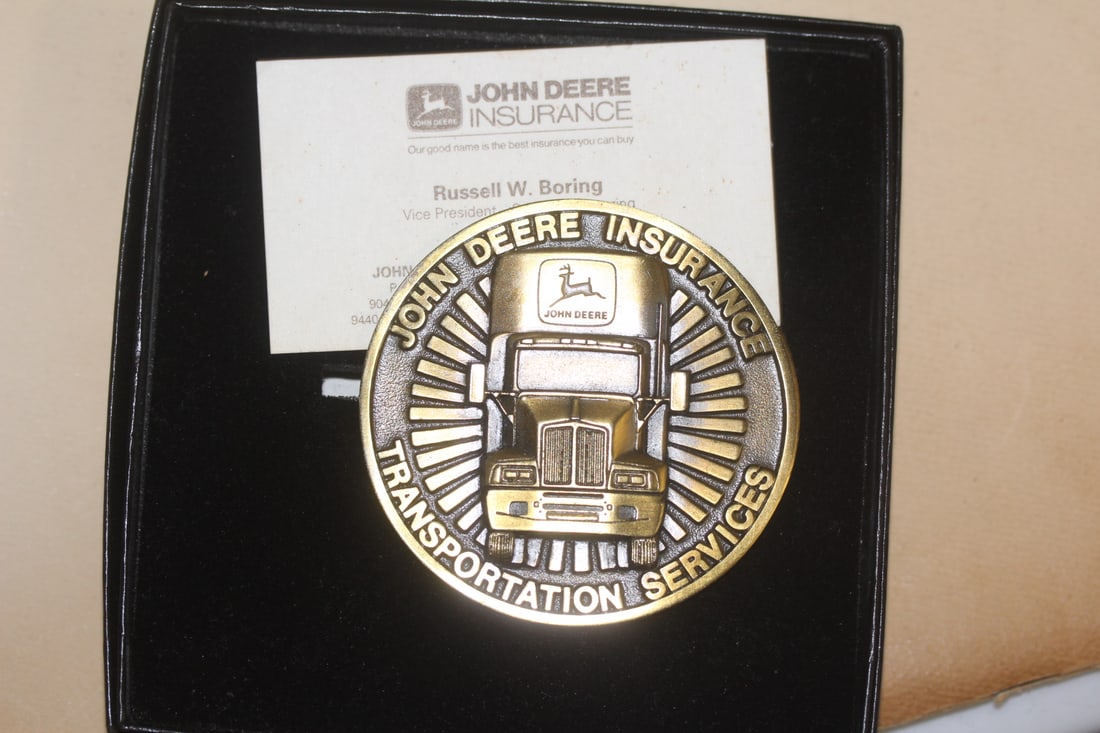 Limited Edition John Deere Belt Buckle: #1 of 1000 -1/1000 John Deere belt buckle - Rare first one