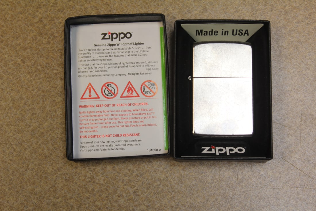 Zippo Lighter: appeared to be never used