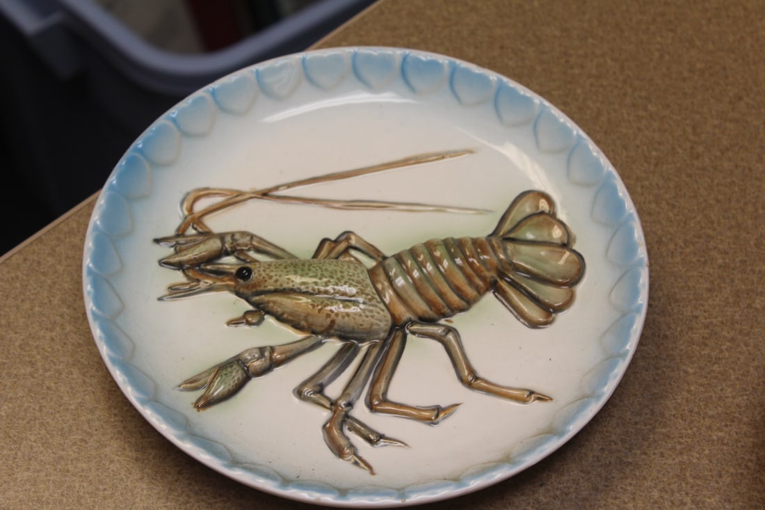 Lobster Wall Hanger Plate: 3D - 8 inches in diameter